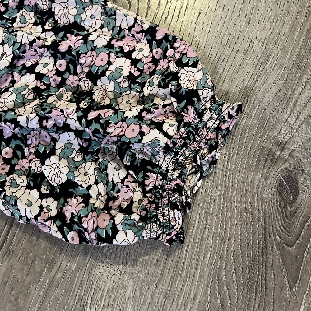 Natural Life Rebecca Midi Dress in black pink floral - Picture 6 of 6
